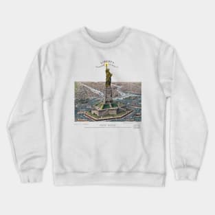 Vintage New York Illustration Crewneck Sweatshirt